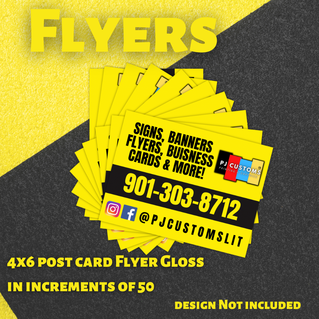 Flyers/ Thank you cards